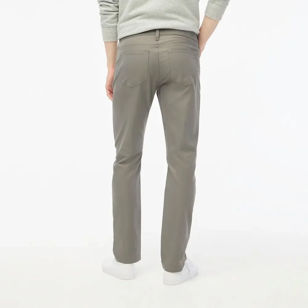 J Crew Slim Fit Tech Pants Mens 30x32 Gray Lightweight Flex